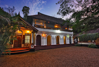 Guests from England, UK at Tharavadu Resort at Kumarakom