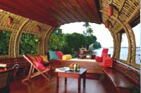 Sitting cum Dining Area in the Houseboat