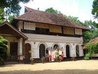 Guests from England, UK at Tharavadu Resort at Kumarakom